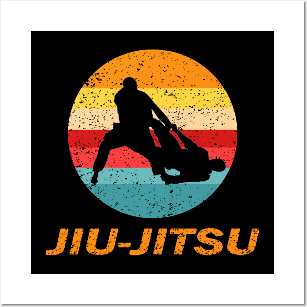 Vintage Jiu Jitsu Wall Art by HammerSonic